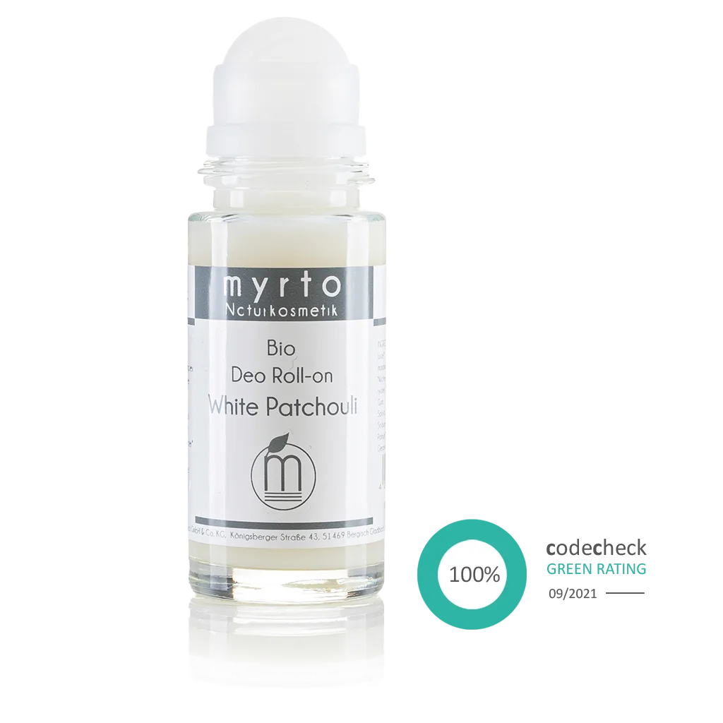 Bio Deo Roll-on White Patchouli - Myrto Naturkosmetik