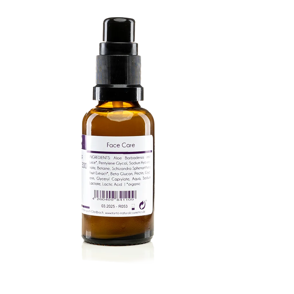 Deep Hydrating Hyaluron Serum 300 – Booster für tiefenwirksame Feuchtigkeit - Myrto Naturkosmetik