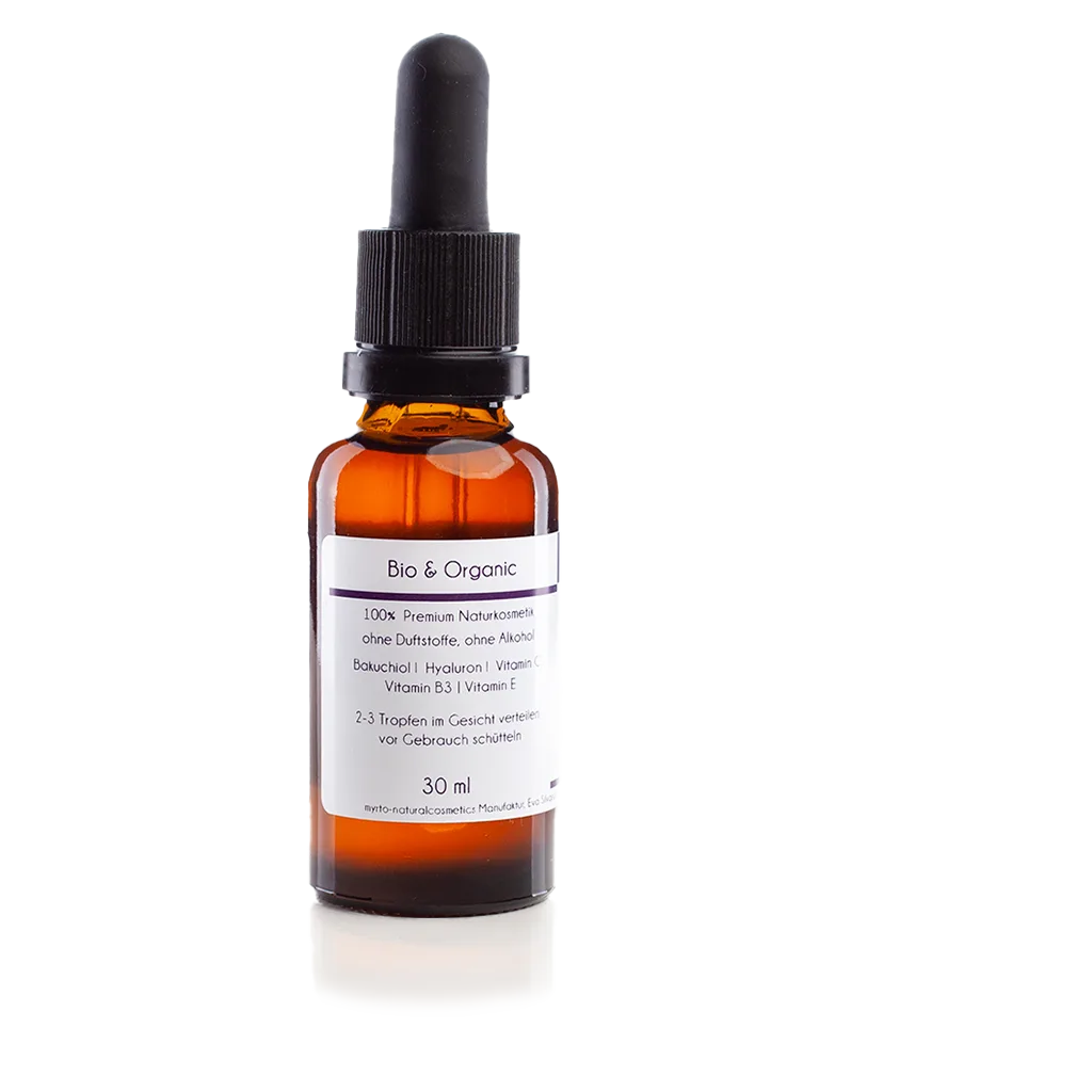 Brightening Vitamin ACE & B3 Serum – für einen ebenmäßigen, strahlenden Teint - Myrto Naturkosmetik