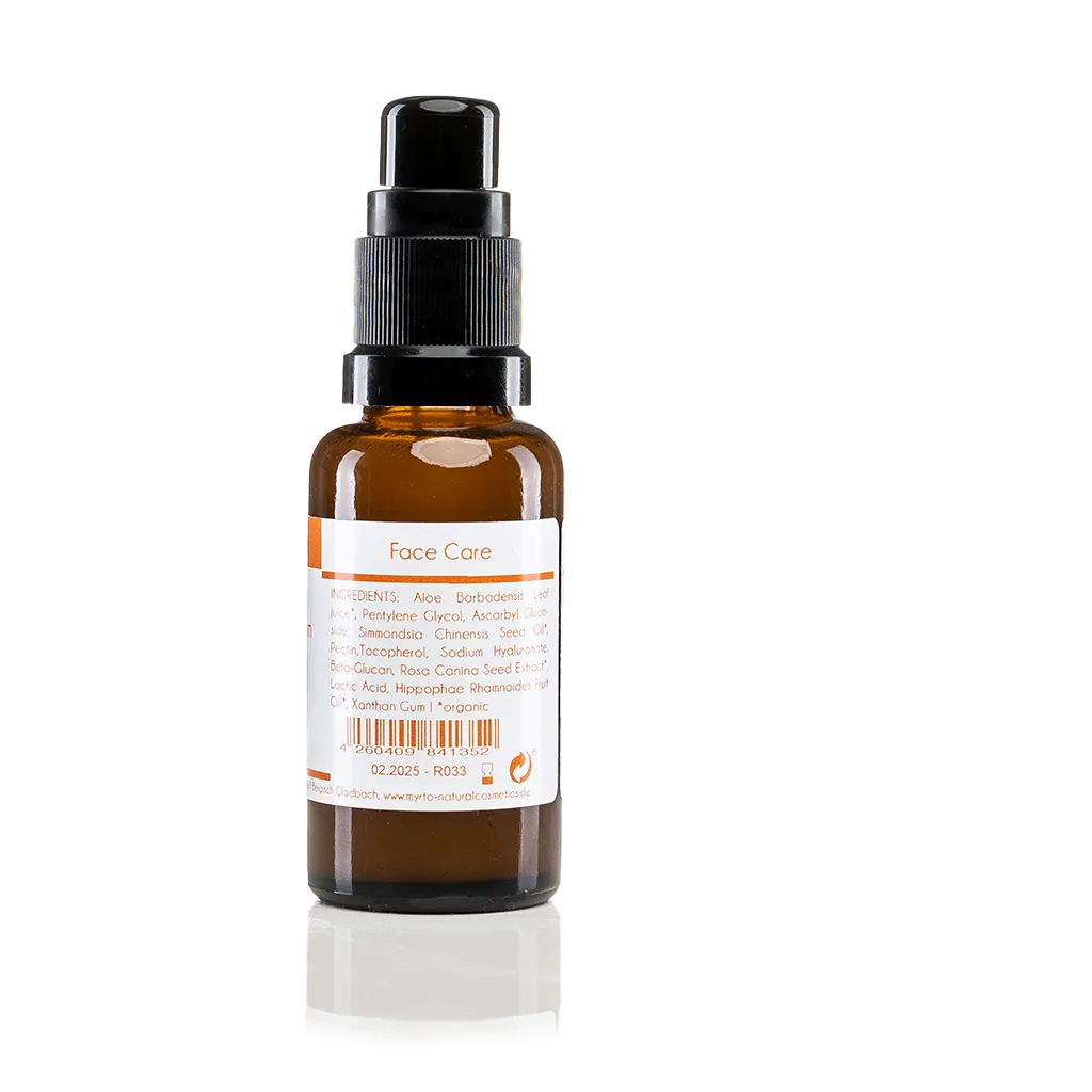 Vitamin C Complex Serum - für einen strahlenden & gleichmäßigen Teint - Myrto Naturkosmetik